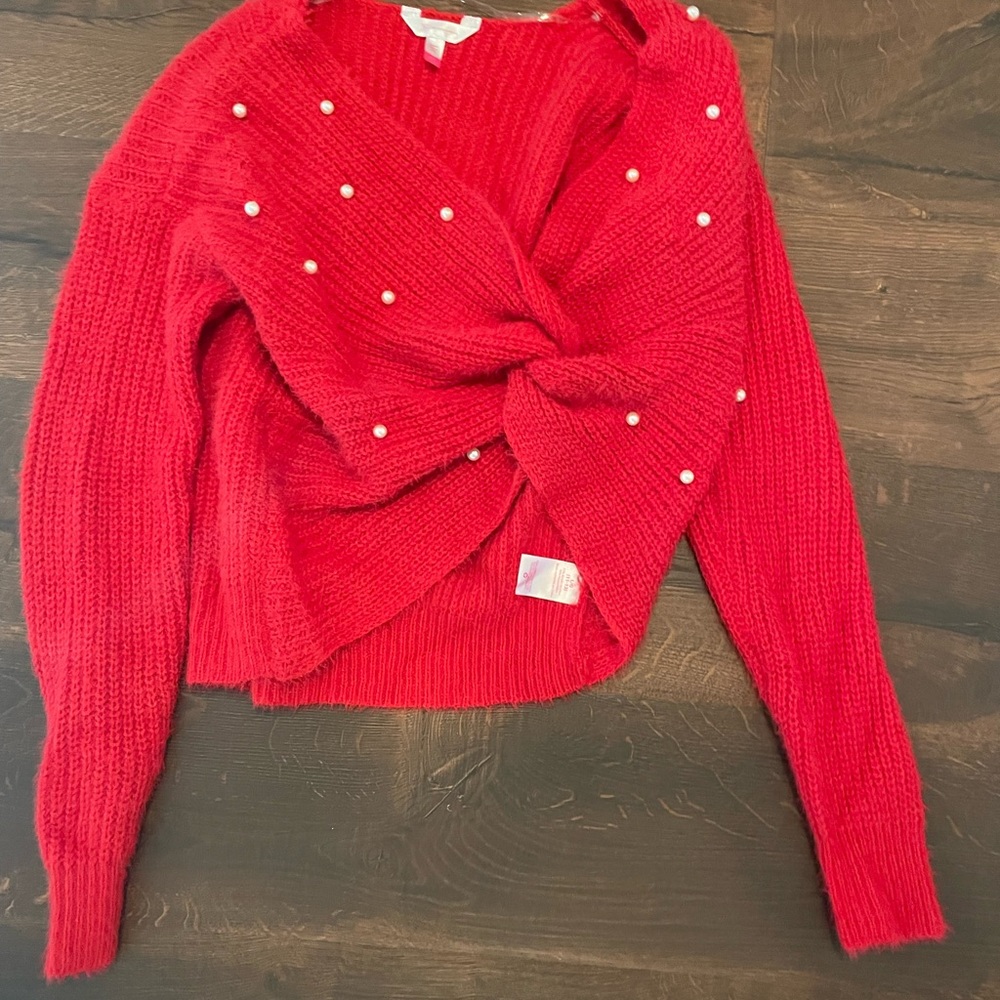 Red sweater
